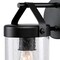 Westinghouse Fixture Wall Outdoor 60W Jamestown, Textured Black Clear Seeded Glass 6579600 - alternate 6